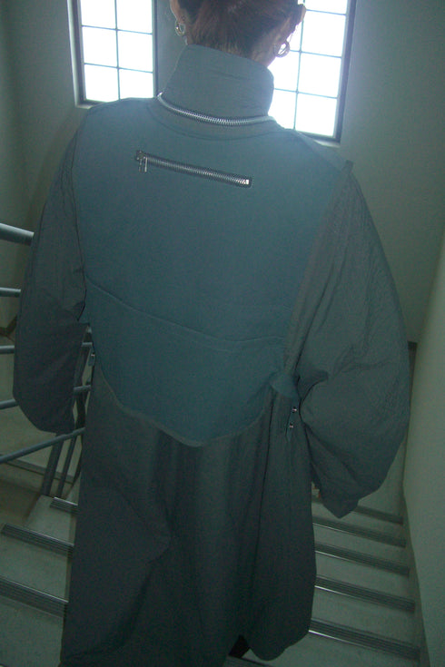 ECO GIL LONG COAT w/VEST -GRAY(BAMBOO CHARCOAL)- *Last1